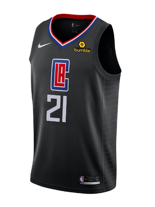 Men's Los Angeles Clippers #21 Patrick Beverley Black NBA Stitched Jersey Men's Los Angeles Clippers #21 Patrick Beverley Black NBA Stitched Jersey